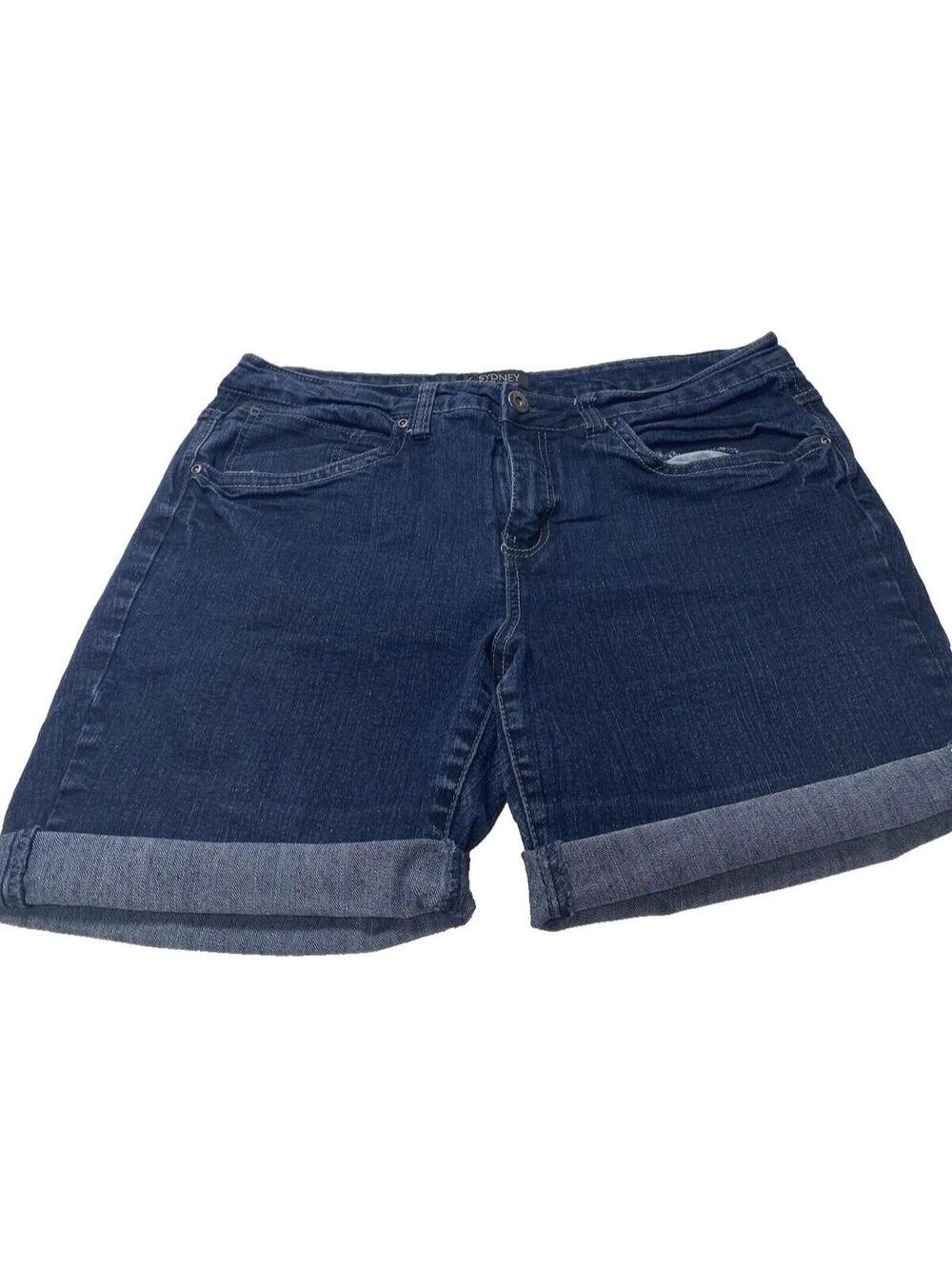 Women's Sydney Plus Size Denim Jorts Shorts 19 - Trendy Cut-Off Style